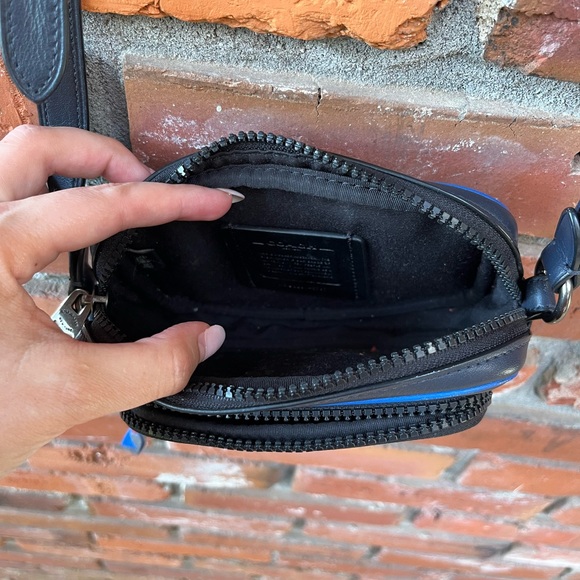 Coach Mini Edge Double Pouch Crossbody with Coach Pouch - Picture 5 of 8